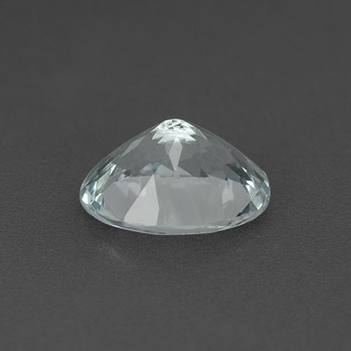 2,06 ctw natürlicher weißer Aquamarin, Oval Schliff, VVS