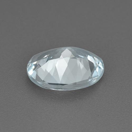 1,20 ctw natürlicher blauer Aquamarin, Oval Schliff, VVS