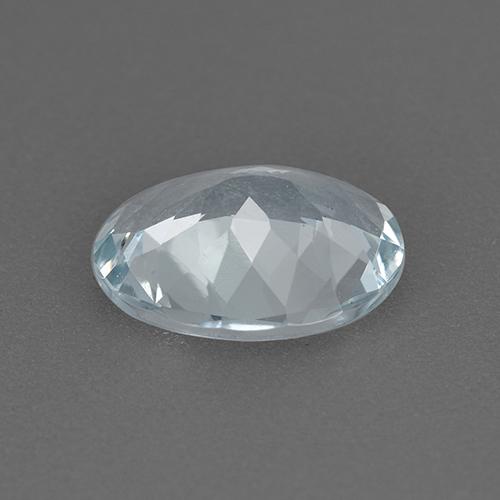 1,38 ctw natürlicher blauer Aquamarin, Oval Schliff, VVS