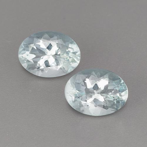 2.25 ct natürliche Hellblau Aquamarin-Edelsteine, Oval Schliff, VVS-VS