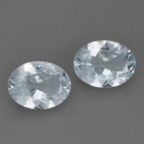 2,02 ct natürliche blauer Aquamarin-Edelsteine, Oval Schliff, VVS-VS