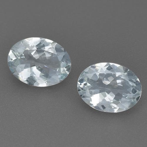 2,02 ct natürliche blauer Aquamarin-Edelsteine, Oval Schliff, VVS-VS