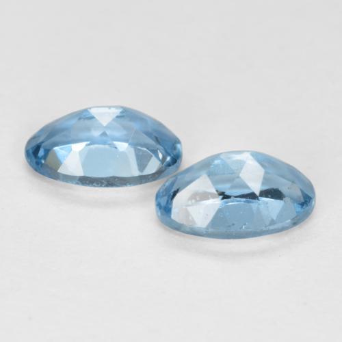 0,45 ct natürliche blauer Aquamarin-Edelsteine, Oval Schliff, VS-SI