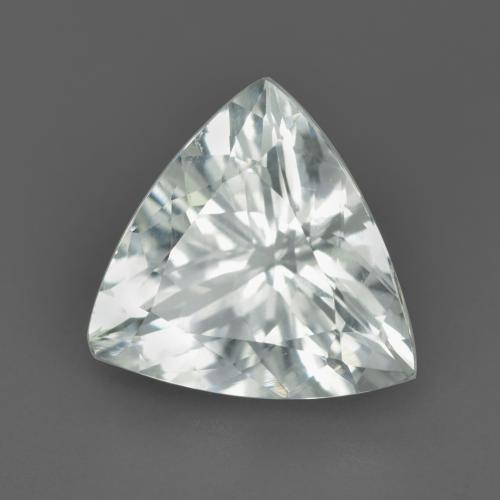 3,00 ctw natürlicher weißer Aquamarin, Trillion, VVS-VS