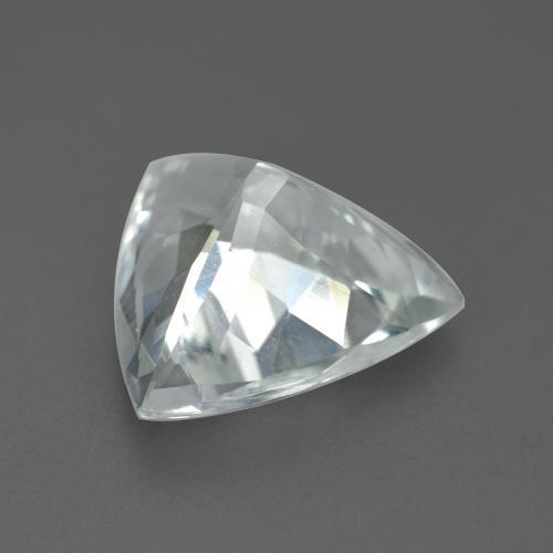 3,00 ctw natürlicher weißer Aquamarin, Trillion, VVS-VS