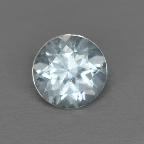 0,44 ctw natürlicher blauer Aquamarin, Rundschliff, VVS