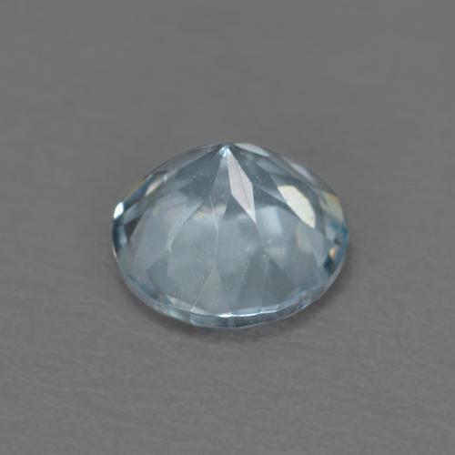 0,44 ctw natürlicher blauer Aquamarin, Rundschliff, VVS
