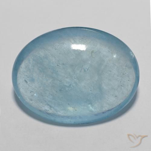 20.10ct Natürlicher Himmerlblau Aquamarin, Oval, Transparent