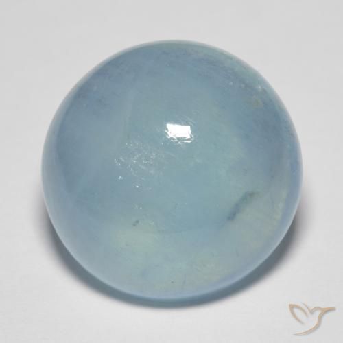 17.01ct Natürlicher Hellblau Aquamarin, Runden, Transparent