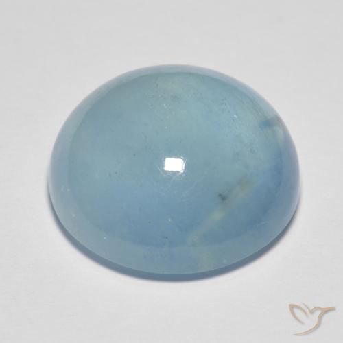 9,17 ctw natürlicher Hellblau Aquamarin, Runden, Transparent
