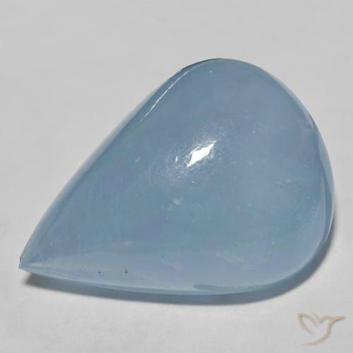 9,17 ctw natürlicher Helles Babyblau Aquamarin, Birnenform, Lichtdurchlässig