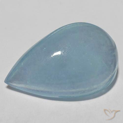 30.15ct Natürlicher Baby blau Aquamarin, Birnenform, Transparent