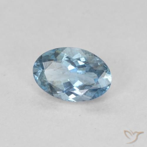 9,17 ctw natürlicher Himmerlblau Aquamarin, Oval, VS