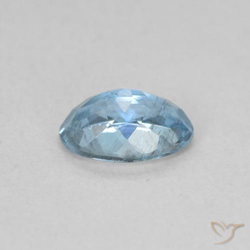 9,17 ctw natürlicher Himmerlblau Aquamarin, Oval, VS