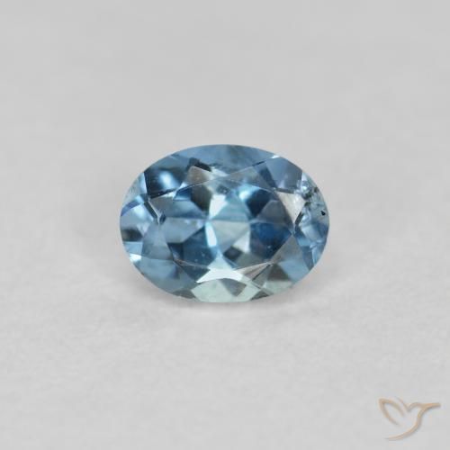 0.17ct Natürlicher Blau Aquamarin, Oval, VS