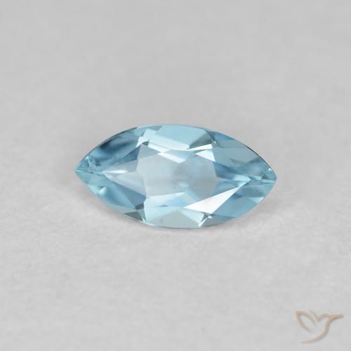 9,17 ctw natürlicher Himmerlblau Aquamarin, Marquise, VVS-VS