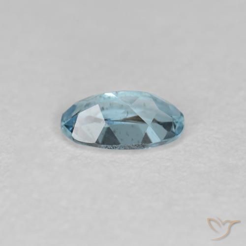 9,17 ctw natürlicher Mittelblau Aquamarin, Oval, VVS-VS