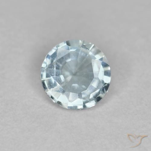 0.35ct Natürlicher hellblau Aquamarin, Runden, VS