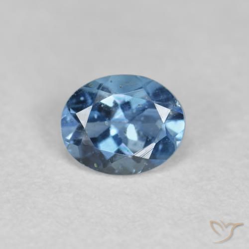 0.31ct Natürlicher tiefblau Aquamarin, Oval, VS