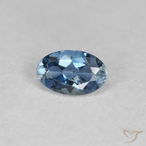 9,17 ctw natürlicher tiefblau Aquamarin, Oval, VS