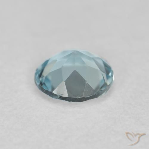 9,17 ctw natürlicher hellblau Aquamarin, Runden, VVS-VS