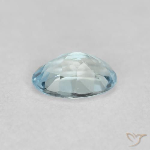 9,17 ctw natürlicher grünlich-blau Aquamarin, Oval, VVS