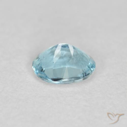 9,17 ctw natürlicher Helles Aquablau Aquamarin, Oval, VS-SI