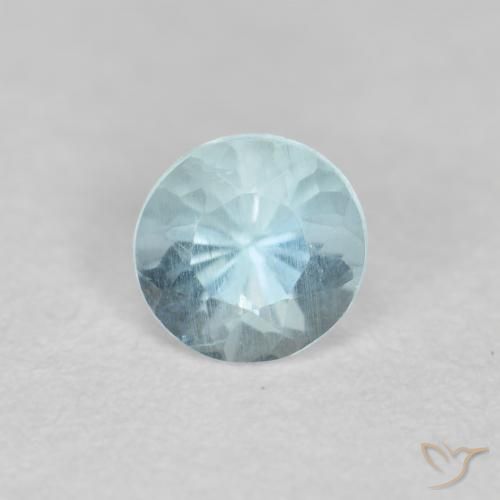 0.31ct Natürlicher Baby blau Aquamarin, Runden, VS-SI