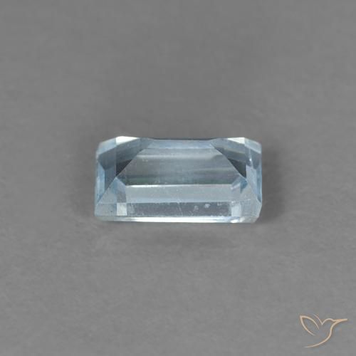 9,17 ctw natürlicher Helles Himmelblau Aquamarin, Baguette, VS