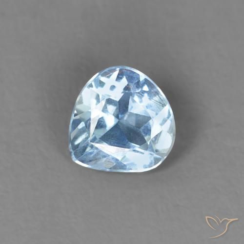 9,17 ctw natürlicher Baby blau Aquamarin, Birnenform, VS