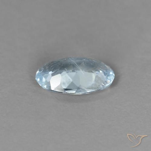 9,17 ctw natürlicher hellblau Aquamarin, Oval, VS