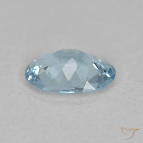 9,17 ctw natürlicher Baby blau Aquamarin, Oval, VS