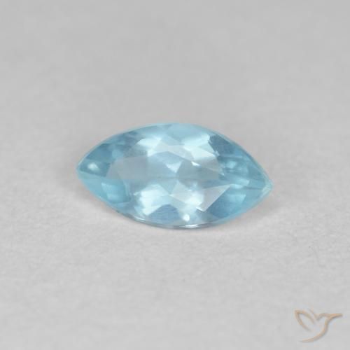0.33ct Natürlicher Baby blau Aquamarin, Marquise, VS