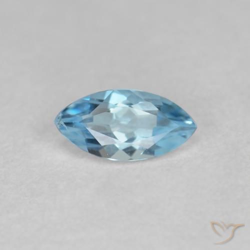 0.24ct Natürlicher Himmerlblau Aquamarin, Marquise, VS