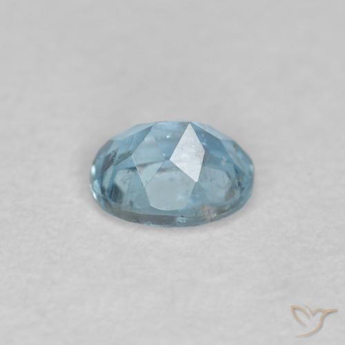 9,17 ctw natürlicher hellblau Aquamarin, Oval, VS