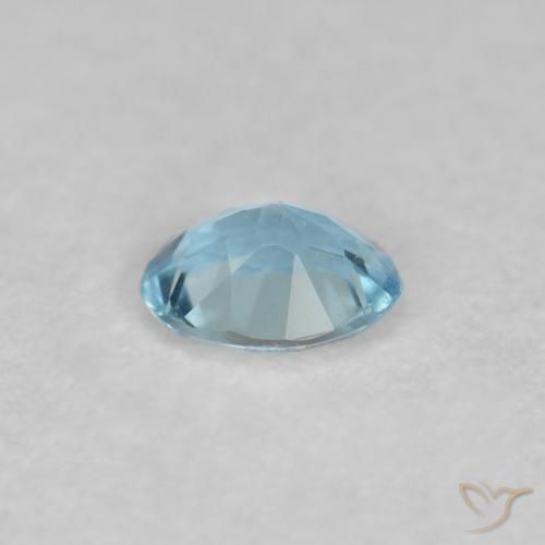 9,17 ctw natürlicher Swiss Blue Aquamarin, Oval, VS
