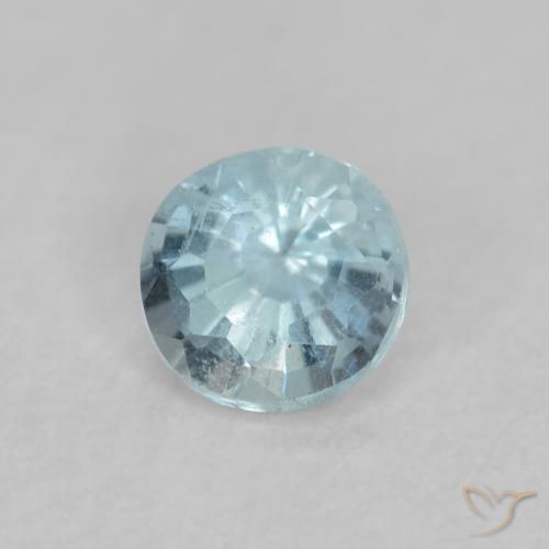 9,17 ctw natürlicher Baby blau Aquamarin, Runden, VS-SI
