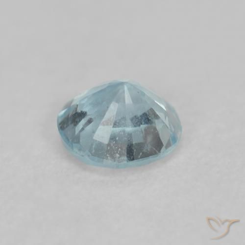 9,17 ctw natürlicher Baby blau Aquamarin, Runden, VS-SI