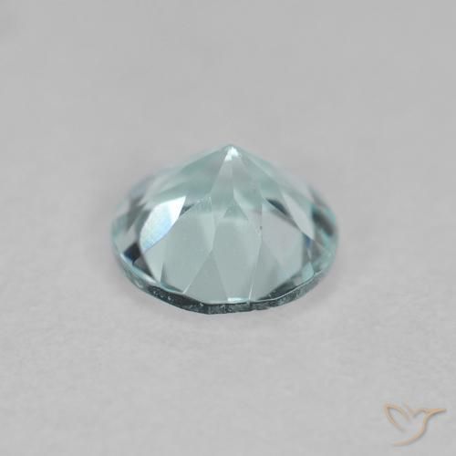 9,17 ctw natürlicher hellblau Aquamarin, Runden, VS