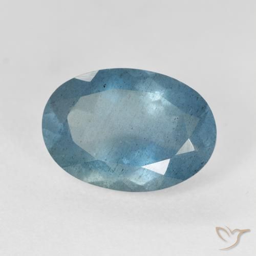 5,55 ctw natürlicher türkiser Aquamarin, Oval Schliff, VS-SI
