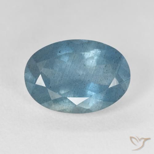 5,55 ctw natürlicher türkiser Aquamarin, Oval Schliff, VS-SI