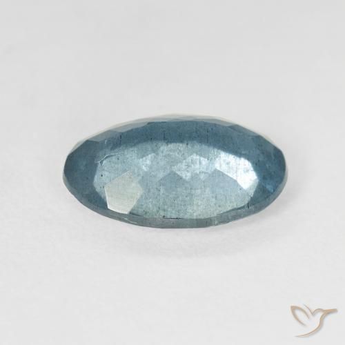 9,17 ctw natürlicher Bläulich-grün Aquamarin, Oval, VS-SI