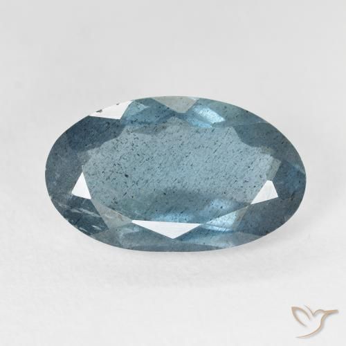 9,17 ctw natürlicher hellblau-grün Aquamarin, Oval, VS-SI