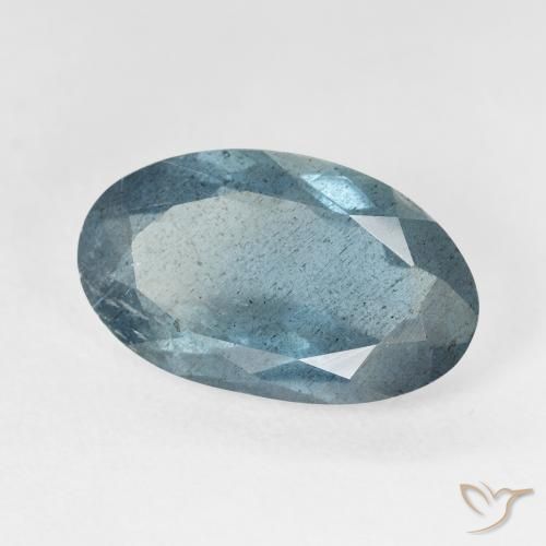 9,17 ctw natürlicher hellblau-grün Aquamarin, Oval, VS-SI