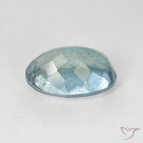 9,17 ctw natürlicher hellblau Aquamarin, Oval, VS-SI