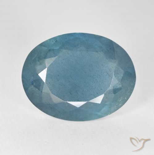 12.80ct Natürlicher grünlich-blau Aquamarin, Oval, VS-SI