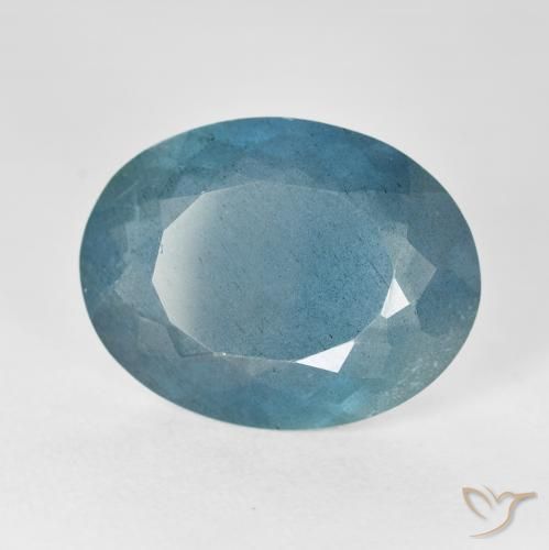 9,17 ctw natürlicher grünlich-blau Aquamarin, Oval, VS-SI