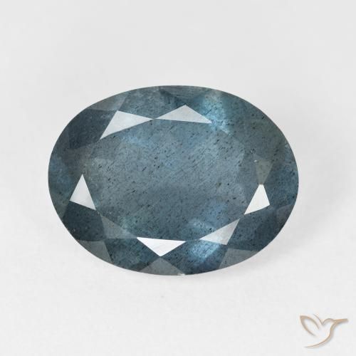 6,07 ctw natürlicher blauer Aquamarin, Oval Schliff, VS-SI