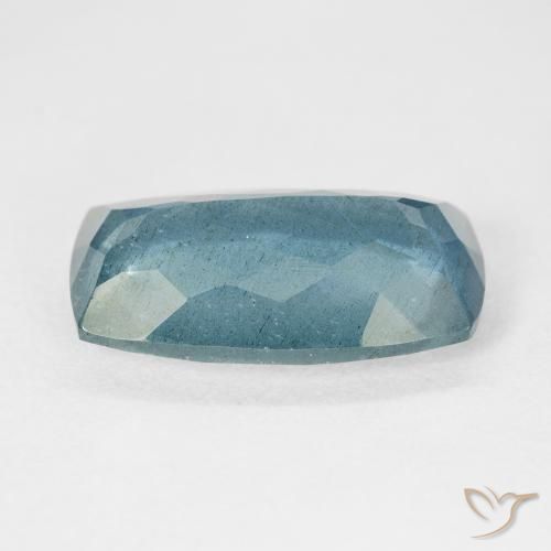 9,17 ctw natürlicher Light Bluish Turquoise Aquamarin, Kissen, VS-SI