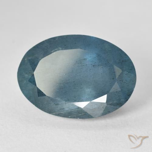 14.32ct Blauer Aquamarin, Oval, VS-SI